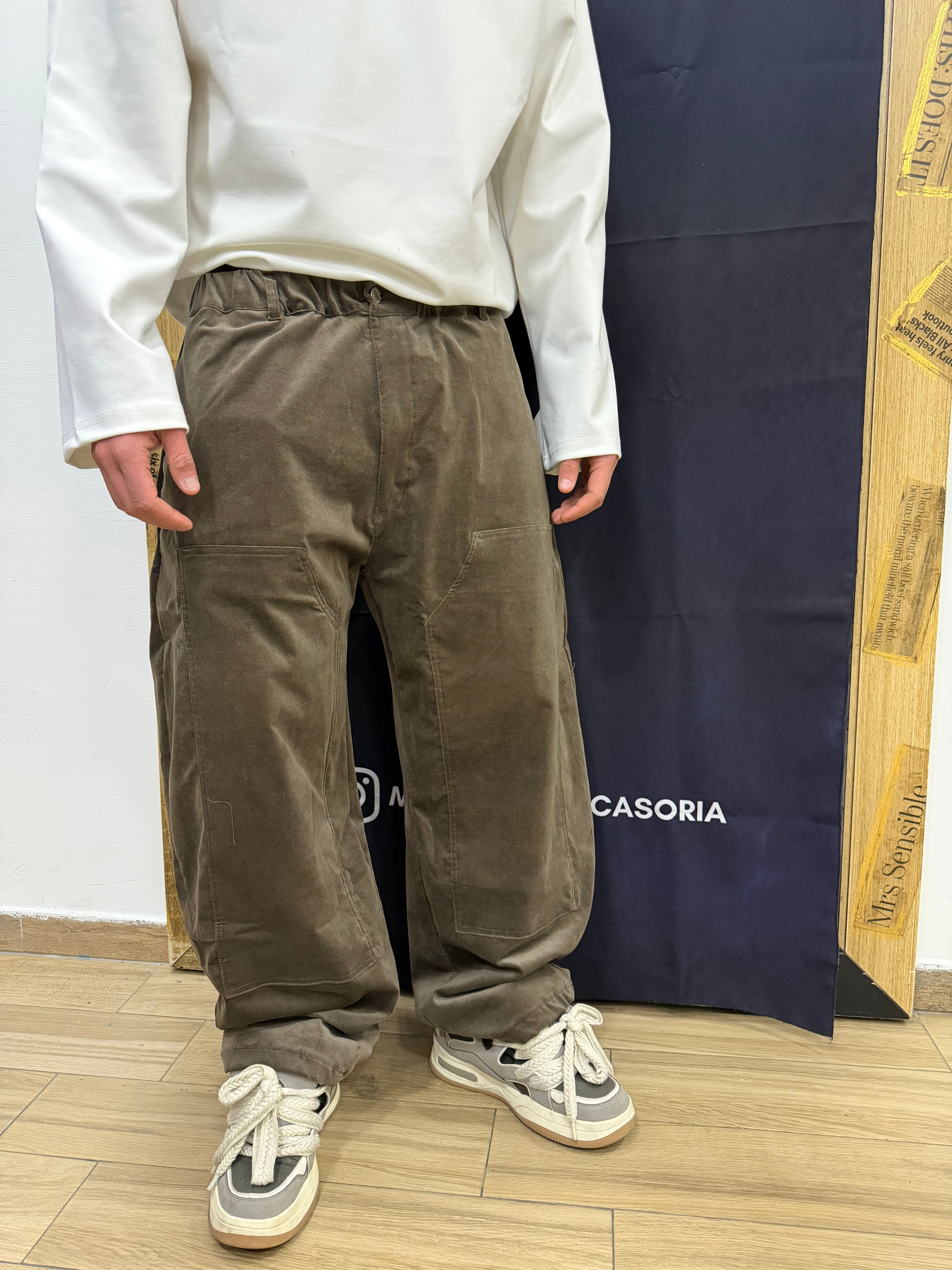 Pantalone Ballon Velluto Hydo