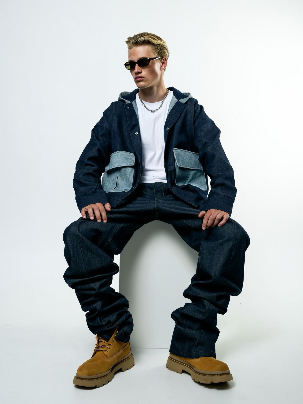 Black Circus Coordset Denim