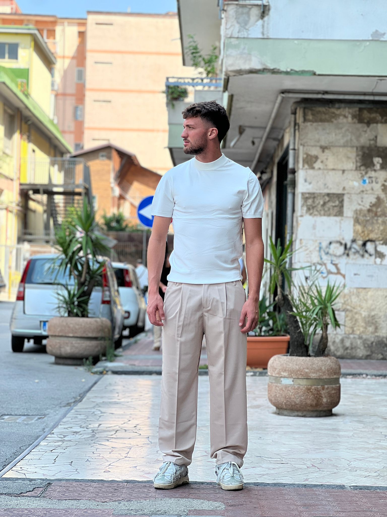 Pantalone fondo ampio